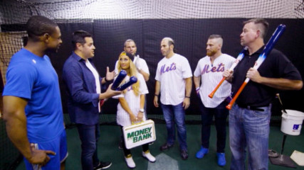 The Hardy Boyz, Curt Hawkins and Carmella join the New York Mets for batting practice