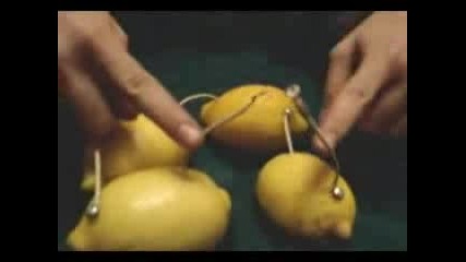 3,5 волта произведени от 4 лимона