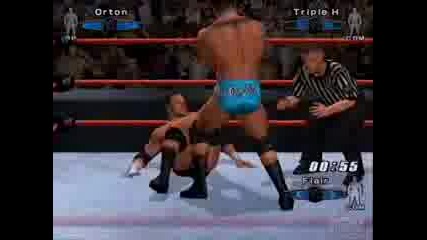 Wwe Smackdown Vs Raw 2006:orton Vs Hhh