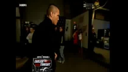 Wwe Royal Rumble 2009 Randy Cлед Като Преби Vince