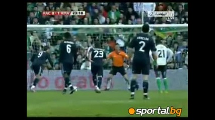 04.04.10 Гола на Роналдо от дузпа за 1:0 Сантандер - Реал (м) 