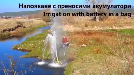 Акумулаторни подводни елпомпи за преобръщане на мръсна вода и аерирането й в рибарници