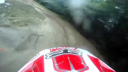 Motocross kamera na kaskata