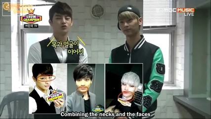[eng Sub] 130501 Seo In Guk Tv (with Vixx N) Show Champion Back stage [cookiesfromgukkiesubs]