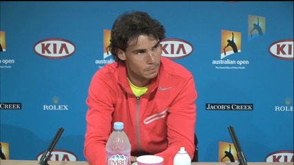 Интервю с Рафаел Надал - Australian Open 2011 (и други) 
