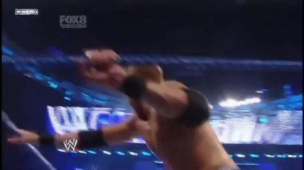 Randy Orton Rkos Christian in mid-air