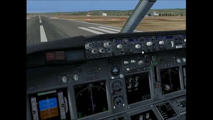 Flight Simulator 9 video record & rendering & fps test at Varna