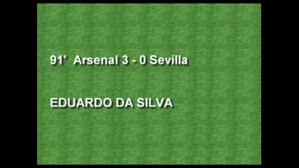 Arsenal - Sevilla 3 Na 0( Fabregas, V.persie)