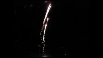 Feu d artifice dans le public 