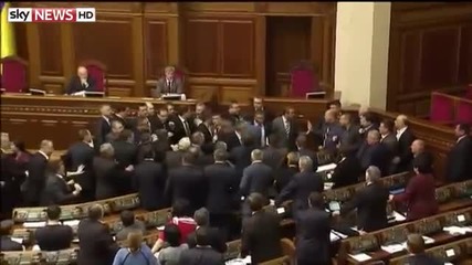 Мазало - Масов Бой в Украйна - Парламент / Рада
