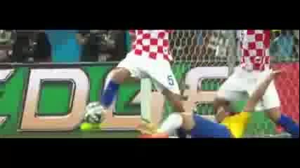 Смешната дузпа на Фред | Бразилия - Хърватия 3:1 | World Cup Brazil 2014