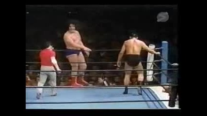New Japan Pro Wrestling 1974: Андре Гиганта срещу Сеиджи Сакагучи