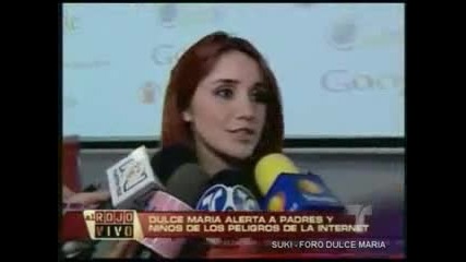 Dulce Maria en apoyo a Tecnologia Si (arv) 