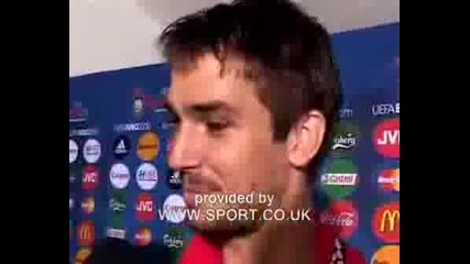 Euro 2008 - Хърватия - Турция 1:3 Нико Кранчар Interview