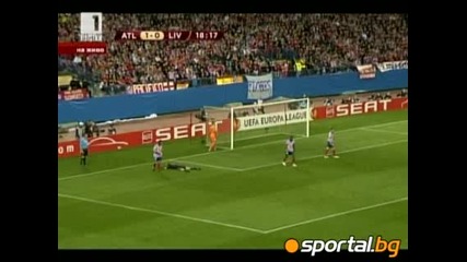 22.04.2010 Atletico Madrid - Liverpool 1:0 