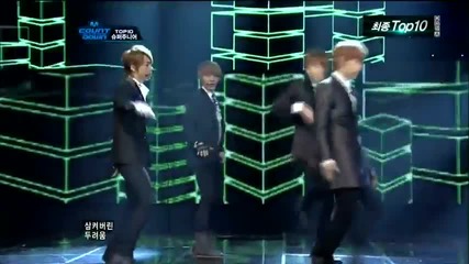 Super Junior - A-cha ~ M!countdown (29.09.2011)
