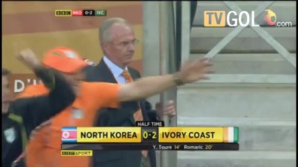 North Korea 0 - 3 Ivory Coast 