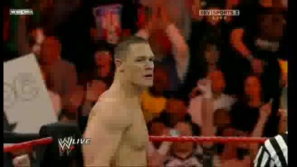 Raw Chris Jericho Vs John Cena