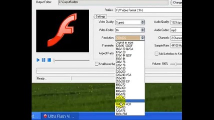 Какви Трябва Да Са Настройките На Ultra Flash Video Flv Convertor *higt Quality*