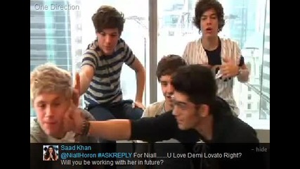 One Direction - Видео чат на живо за Vevo част 3/3