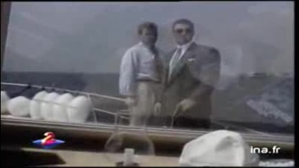 Ван Дам и Долф Лунгрен на фестивала в Кан (1991)
