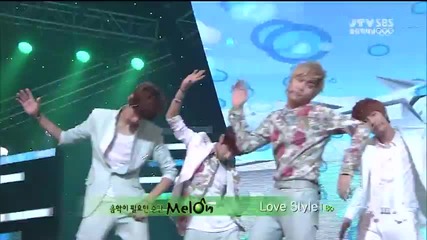 Boyfriend - Love Style @ Inkigayo (05.08.2012)
