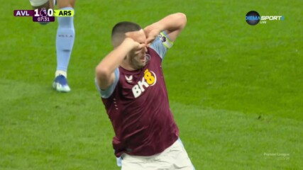 Астън Вила - Арсенал 1:0 /първо полувреме/