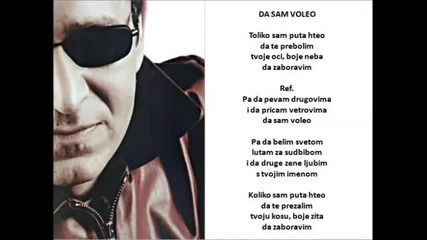 Sinan Sakic - Da sam voleo