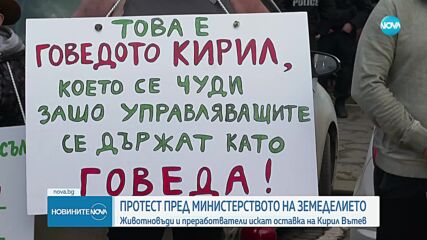 Повече от 20 организации в протестират пред Министерството на земеделието
