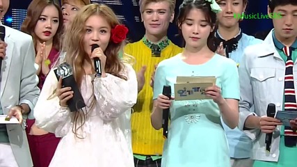 (hd) Today's Winner - Lee Hi ( Rose ) ~ Inkigayo (14.04.2013)