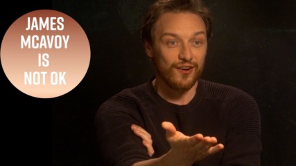 James McAvoy freaks out when he meets this interviewer