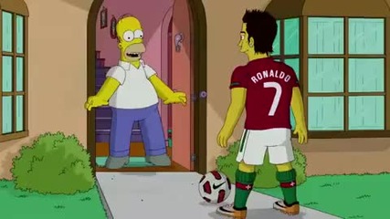 Cristiano Ronaldo във Simpsons