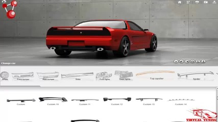Виртуален Тунинг на Acura Nsx 1997