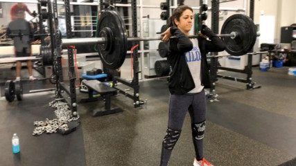 Bayley trains for her WrestleMania title defense at the WWE Performance Center