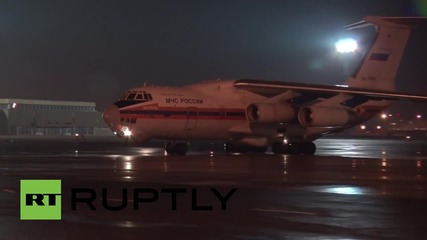 Телата на част от жертвите от полет 7K9268 бяха транспортирани до Санкт Петербург