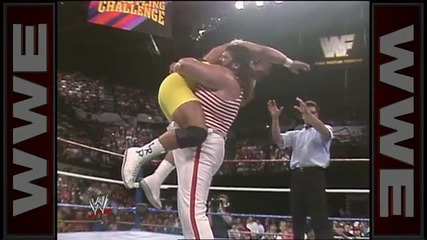 Mr. Perfect vs. Tugboat - Intercontinental Championship Match Wrestling Challeng May 4, 1991