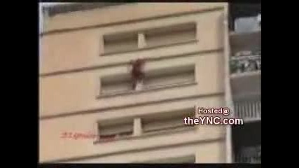 Истинския Spiderman - 22 етажа на екс 