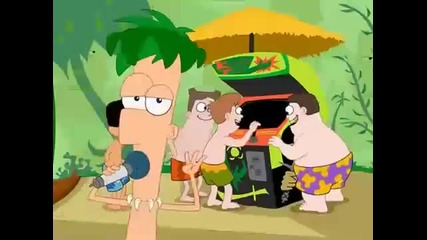 Backyard Beach - Phineas and Ferb Lyrics + Hq 
