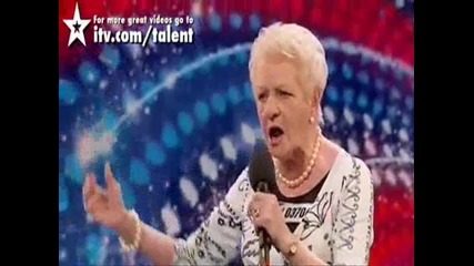 80 Годишната Janey Cutler в англия търси талант 