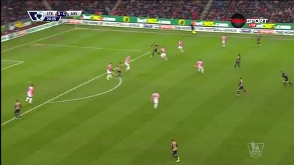 Стоук Сити - Арсенал 0:0 /първо полувреме/
