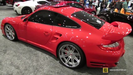 2007 Porsche 911 Turbo with D2 Forged Wheels - Exterior Walkaround - 2014 New York Auto Show