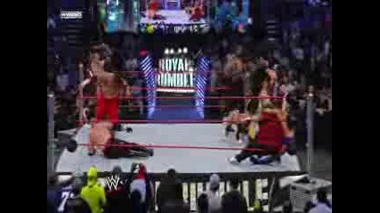 Wwe Royal Rumble 2008 - Целият мач