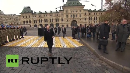 Russia: Putin attends Unity Day celebration at Red Square