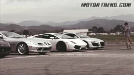Epic Drag Race - Five Supercars