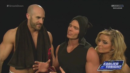 Tyson Kidd, Cesaro (и Natalya) бекстейдж