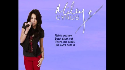 Miley Cyrus - Kicking and screaming ( + Lyrics)