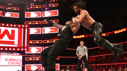 Roman Reigns vs. Seth Rollins - Seven-Man Gauntlet Match Part 1: Raw, Feb. 19, 2018