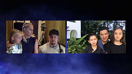 Undertaker's family joins him for a candid interview with Mario Lopez