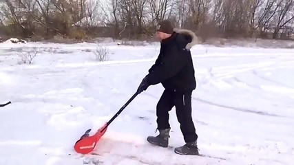 Супер лопата за чистене на сняг