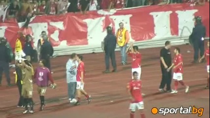 Край на мача - Цска стартира с хикс в Лига Европа